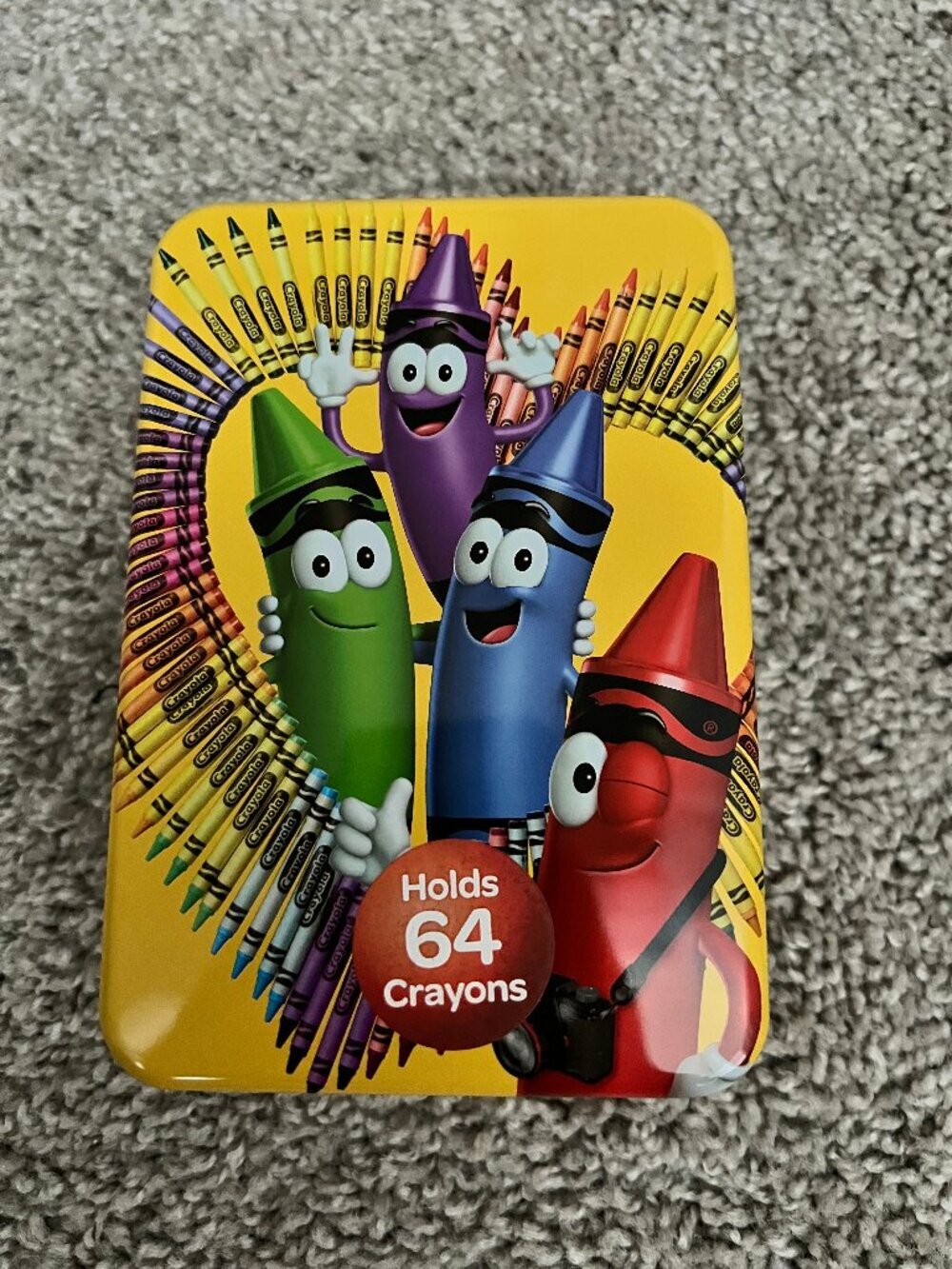 The Tin Box Crayola Tin Crayon Storage NWT - Picture 2 of 5